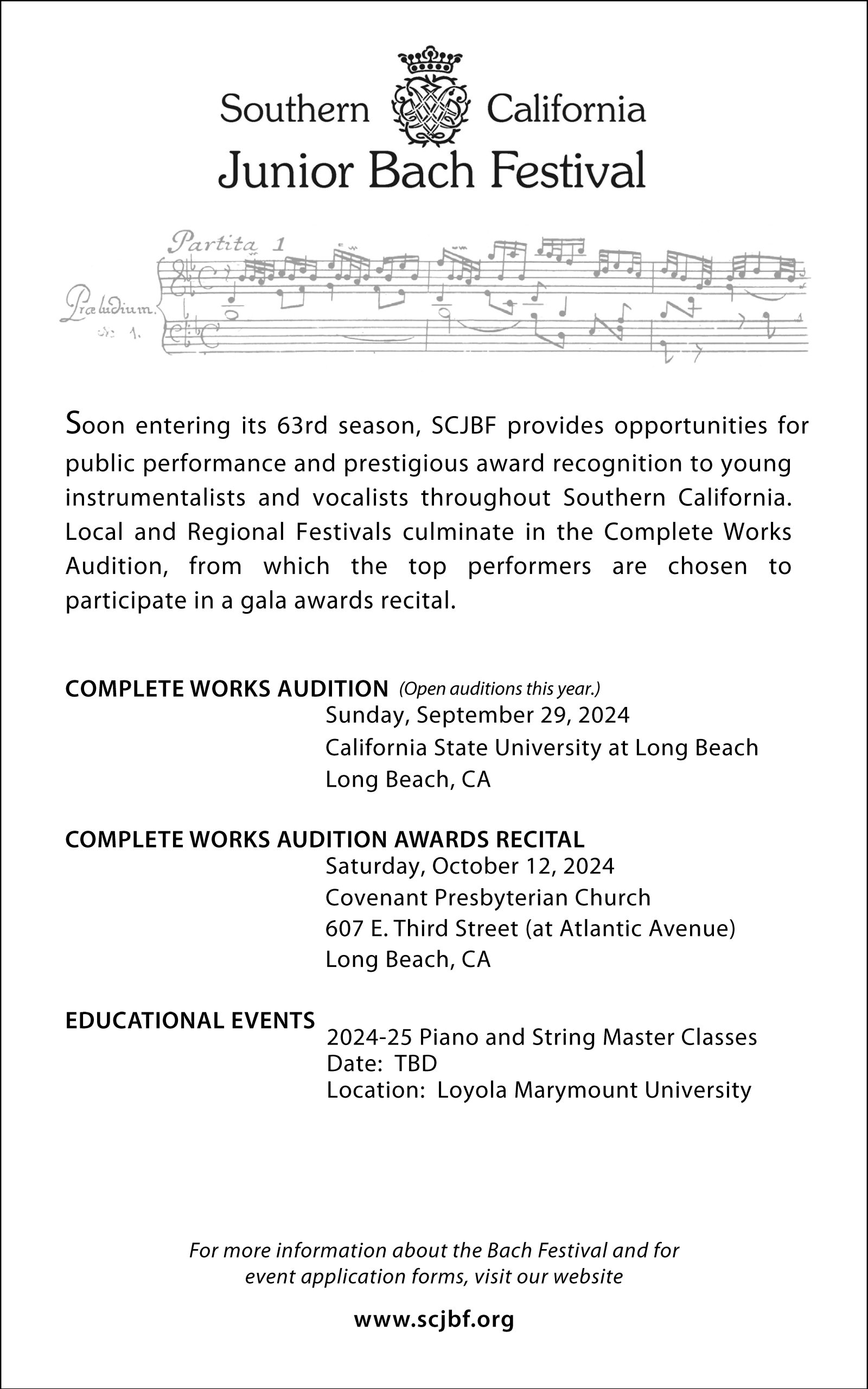 Symf Southwestern Youth Music Festival – SYMF